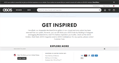 Desktop Screenshot of fashionfinder.asos.com