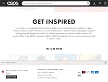 Tablet Screenshot of fashionfinder.asos.com